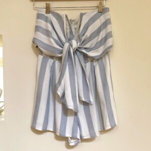 NEW! STRAPLESS ONE PIECE SHORT OUTFIT WITH BUILT IN BRA